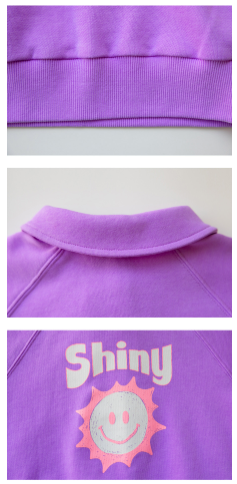 I LOVE J Shiny Collar 2pc Set