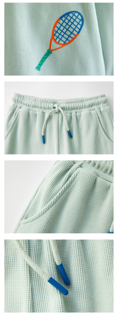 I LOVE J The tennis Waffle 2pc Set