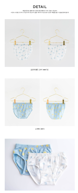 HEY A ! Boys Tiger Panties 2pcs Set