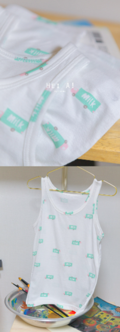HEY A ! Boys Milk Truck Tencel Modal Span Running