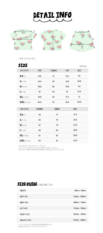 BEBEBEBE Watermelon training SET (GREEN)