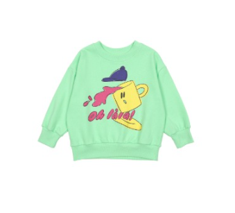 BEBEBEBE FALL Ohlala mug cup sweatshirt (MINT)