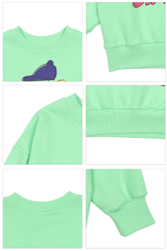 BEBEBEBE FALL Ohlala mug cup sweatshirt (MINT)