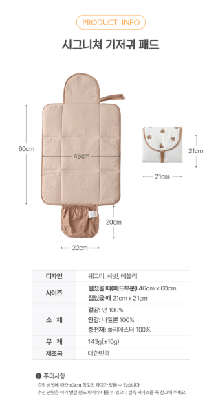 Chezbebe Portoable Waterproof Pad