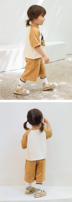 UBMOM Fall UBMOM BOLD RAGLAN COTTON SET(3/4 SLEEVE)