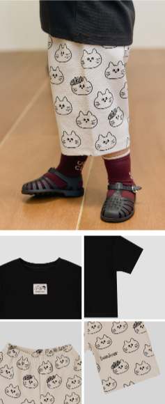 UBMOM UBMOM MONGZA COTTON SET(3/4 SLEEVE)