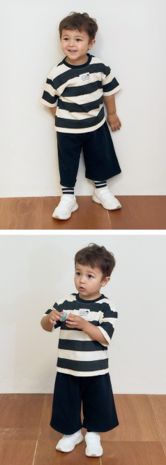 UBMOM Fall UBMOM BOLD COTTON SET(3/4 SLEEVE)