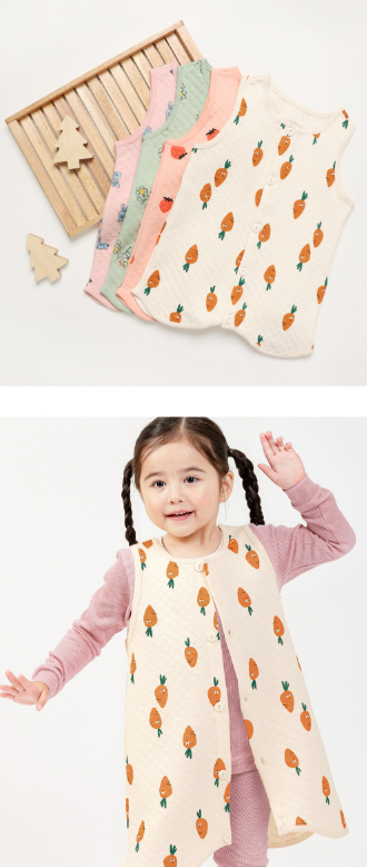 F/W Pre-order Baby-Kids Sleep Sack (CARROT)