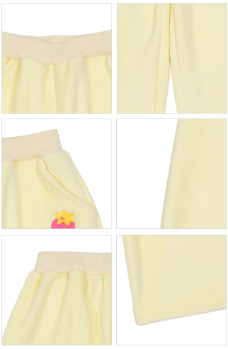 BEBEBEBE WINTER Strawberry corduroy set