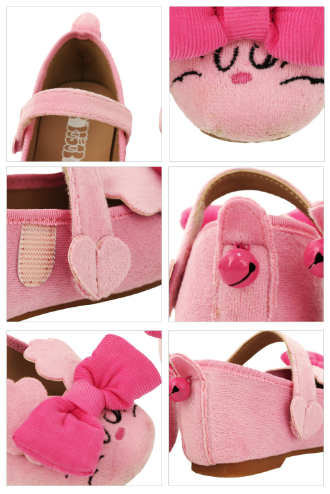 BEBEBEBE WINTER PRE Ribbon cat shoes