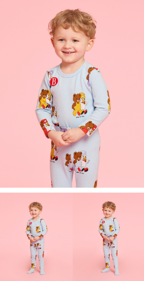 BEBE DE PINO Teen friends baby bodysuit set
