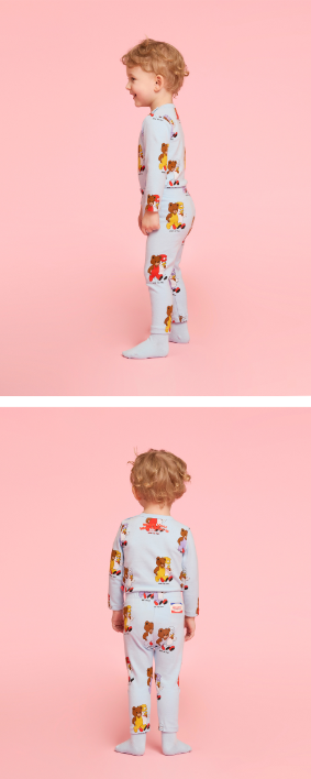 BEBE DE PINO Teen friends baby bodysuit set