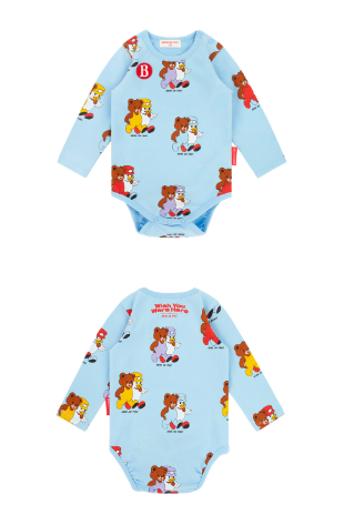 BEBE DE PINO Teen friends baby bodysuit set