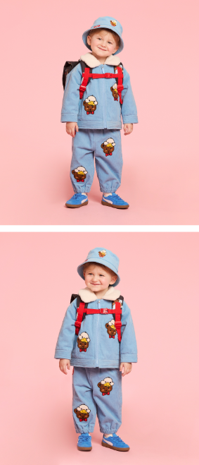 BEBE DE PINO All over teen friends padding backpack