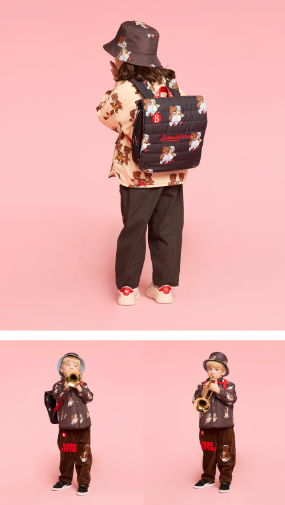 BEBE DE PINO All over teen friends padding backpack