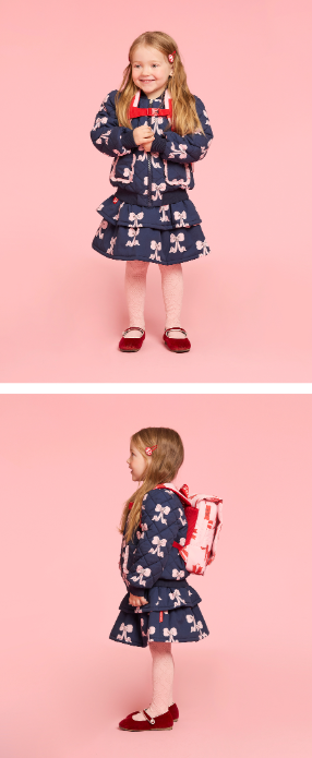 BEBE DE PINO All over puff ribbon padding backpack