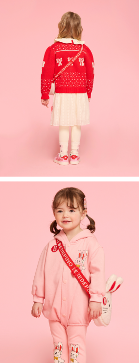 BEBE DE PINO ribbon bunny dumble tambourine bag