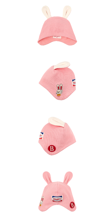 BEBE DE PINO All over twin bunny baby bodysuit set