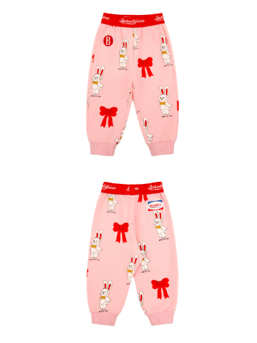 BEBE DE PINO All over ribbon bunny baby loungewear set