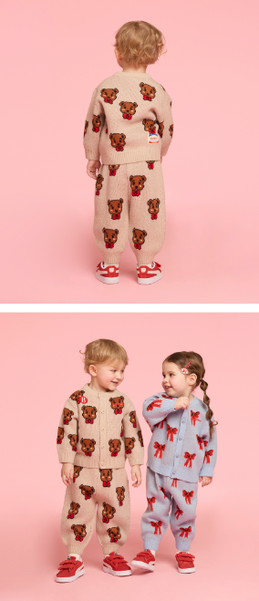 BEBE DE PINO All over jane baby sweater cardigan