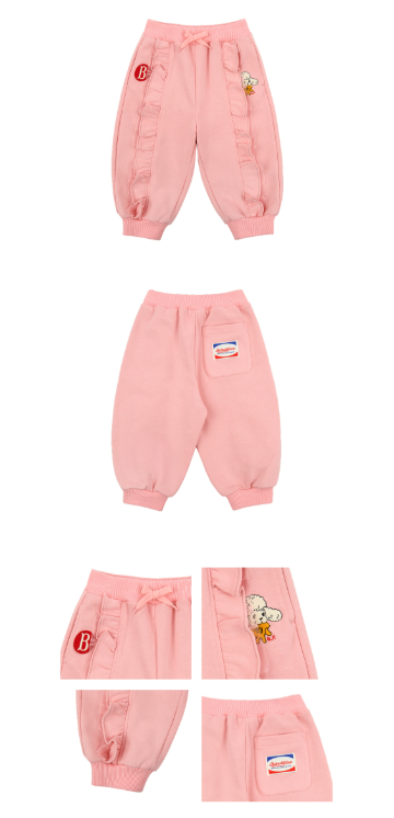 BEBE DE PINO Jenny baby frill sweatpants