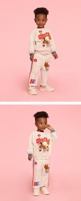 BEBE DE PINO Glee club baby raglan loose fit sweatshirt