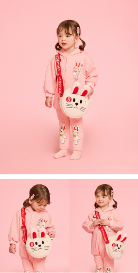 BEBE DE PINO Ribbon bunny baby leggings