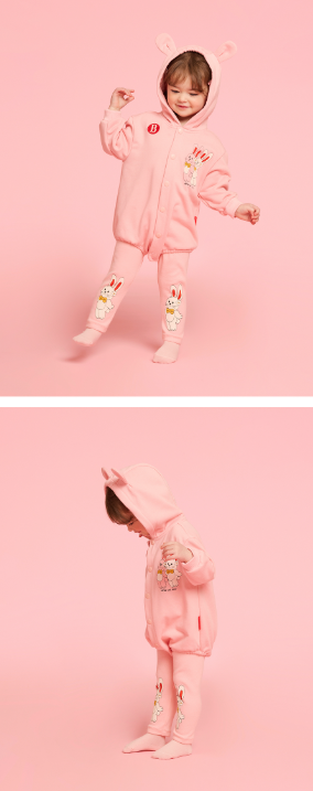 BEBE DE PINO Ribbon bunny baby leggings