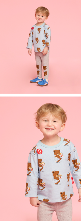 BEBE DE PINO Play bear baby leggings