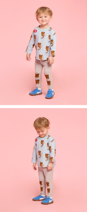 BEBE DE PINO Play bear baby leggings