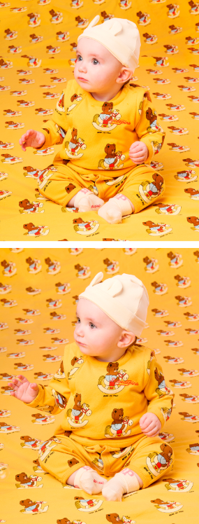 BEBE DE PINO NEWBORN All Over Vibe Bear Newborn Set