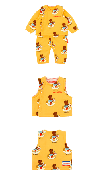 BEBE DE PINO NEWBORN All Over Vibe Bear Newborn Set