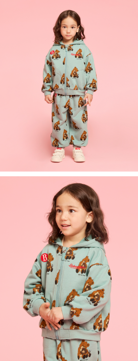 BEBE DE PINO All over hug bear sweatpants