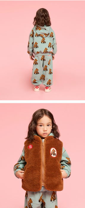 BEBE DE PINO All over hug bear sweatpants