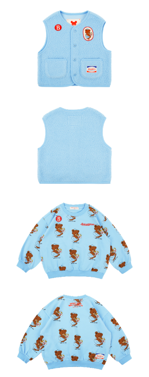 BEBE DE PINO All over play bear lounge wear set