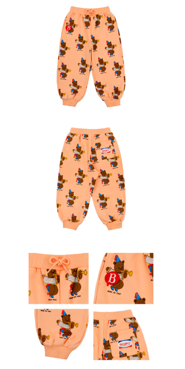 BEBE DE PINO All over accordion sweatpants