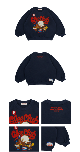 BEBE DE PINO Glee club sweatshirt