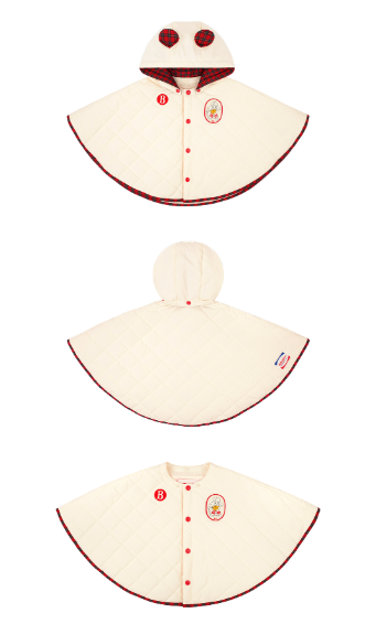 BEBE DE PINO Jenny baby quilted cape
