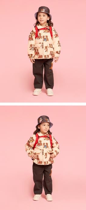 BEBE DE PINO All over good luck padding jacket