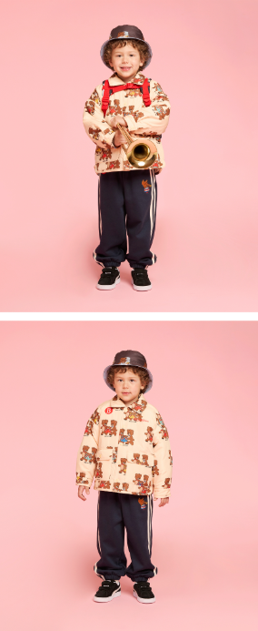 BEBE DE PINO All over good luck padding jacket