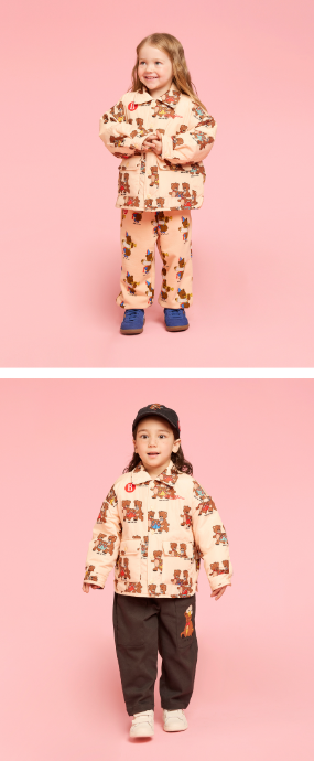 BEBE DE PINO All over good luck padding jacket