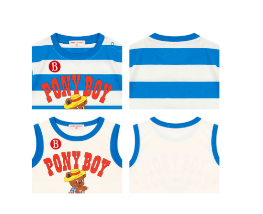 BEBE DE PINO Pony boy baby loungewear set