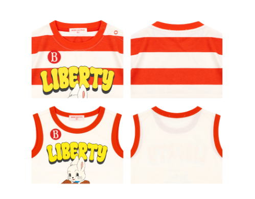 BEBE DE PINO Cozy rabbit baby loungewear set