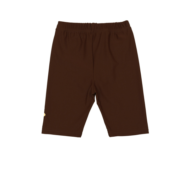 BEBEBEBE SUMMER Pancake puppy lash guard shorts (BROWN)