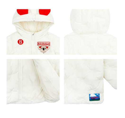 BEBE DE PINO Koala baby embroidery wellon jacket
