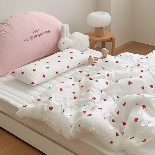 ALL4HOME Super Single Heart Heart Comforter Set