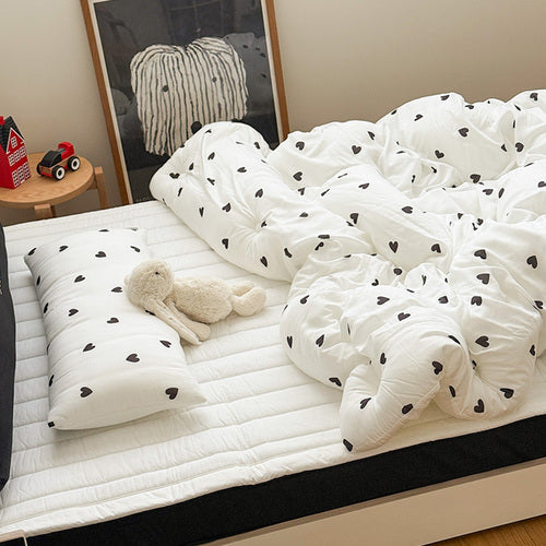 ALL4HOME Super Single Heart Heart Comforter Set