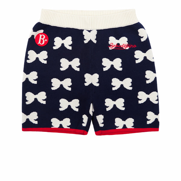 BEBE DE PINO All over ribbon sweater pants