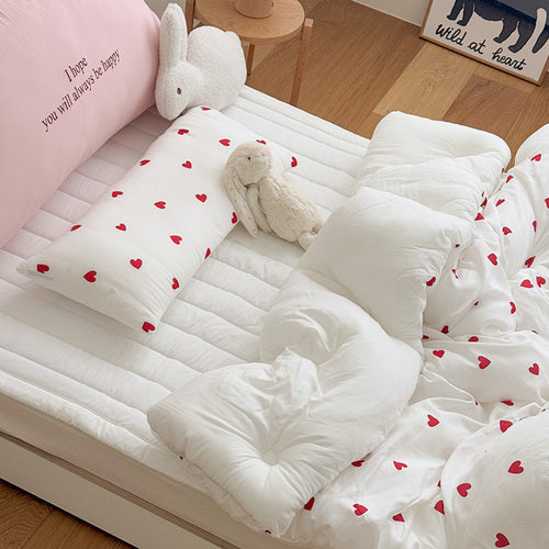ALL4HOME Super Single Heart Heart Comforter Set