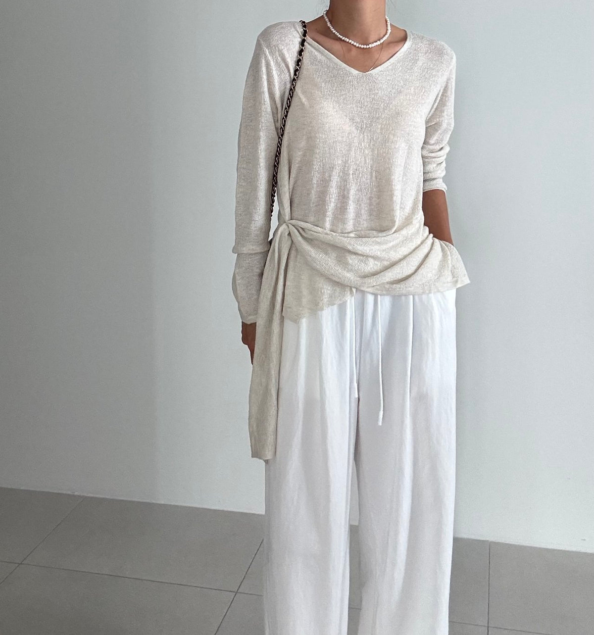 MOMS WEAR Armand Cross Knit